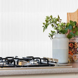 FlexTile 3D Backsplash Fliesenaufkleber – Selbstklebende, wasser