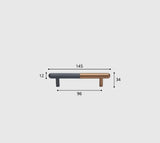 Modern Meubelhandvat – Aluminiumlegering | Diverse Maten | Inclusief Schroeven