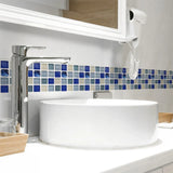 DecoMosaic 3D Mosaik Wandaufkleber – Selbstklebender, wasserdichter Backsplash