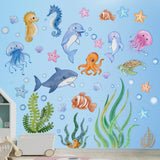 OceanDream Unterwasser Wandtattoos – Kinderfreundliche Wandaufkleber