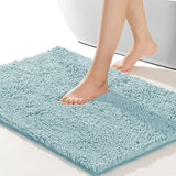 Samtweich Komfort-Chenille-Badematte – Rutschhemmend, flauschig weich und saugstark