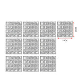 MosaikLux 3D Selbstklebende Mosaik-Wandfliesen – 10er Set
