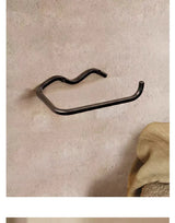 SteelGrip Wand-Toilettenpapierhalter – Robuster Metallhalter in Schwarz oder Rot