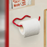SteelGrip Wand-Toilettenpapierhalter – Robuster Metallhalter in Schwarz oder Rot