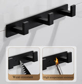 IronMate Edelstahl Wandgarderobe – Multifunktionale Haken