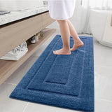 Rutschfeste Badematte Groß Mikrofaser – Türmatte & Badteppich | Wasserabsorbierend | Weich & Pflegeleicht