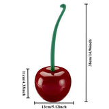 WC-Bürstenhalter „CherryClean“ | Kirschform | Rot, Grün oder Weinrot | Umweltfreundlich & Dekorativ