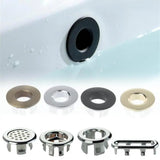 Eleganter Überlaufring „AquaSeal“ – Messing-Abdeckkappe für Waschbecken (22–25 mm)