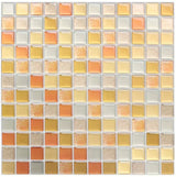 CrystalFlex 3D Mosaik Fliesenaufkleber – Glasoptik Selbstklebende Wandfliesen