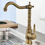 GoldQuelle Waschbeckenarmatur – Antiker Einhebel