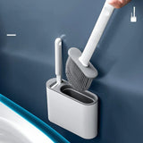 HYGIENEBÜRSTE KOMFORTFLEX – Silikon-Toilettenbürsten-Set mit Wandhalterung
