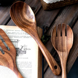 NatureChef Deluxe – Premium Holz-Kochutensilien-Set mit Stilvollem Aufbewahrungsbehälter