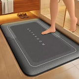 VeloursSaug Komfort-Badematte – Hochabsorbierende und rutschhemmende Bodenmatte