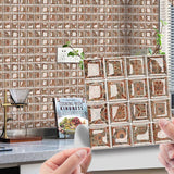 MosaikLux 3D Selbstklebende Mosaik-Wandfliesen – 10er Set