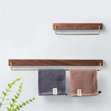 Moderner Handtuchhalter 60 cm | Edelstahl & Chrom | Mit praktischem Haken