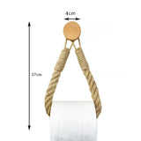 HangEasy Handtuch- und Toilettenpapierhalter aus Seil