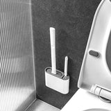 HYGIENEBÜRSTE KOMFORTFLEX – Silikon-Toilettenbürsten-Set mit Wandhalterung