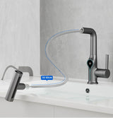 ThermaFall Luxus-Waschtischarmatur mit Temperaturanzeige