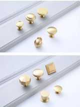 Aurelio PrimeGrip – Premium Möbelgriff aus Vollmessing in Elegantem Gold-Finish