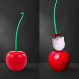 WC-Bürstenhalter „CherryClean“ | Kirschform | Rot, Grün oder Weinrot | Umweltfreundlich & Dekorativ