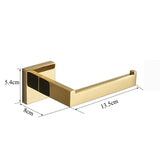Luxuriöser Papierrollenhalter GoldLinea | Edelstahl 304 | Wandmontage | Modernes Badezimmer