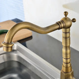 GoldQuelle Waschbeckenarmatur – Antiker Einhebel