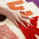 NudeCloud Comfort – Fluffy Mikrofaser Badematte | Antirutsch | “Get Naked” Design