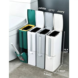 SlimLine 3-in-1 Schmaler Badabfalleimer