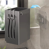 AquaDry Küchen Organizer – Wandhalter für Besteck & Löffel | Abtropfbox Kunststoff | Multifunktionale Küchenaufbewahrung