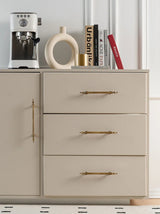BronzoLux T-Bar – Massiver Messing-Möbelgriff in Antik-Bronze