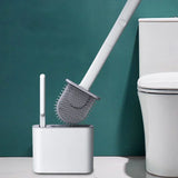 HYGIENEBÜRSTE KOMFORTFLEX – Silikon-Toilettenbürsten-Set mit Wandhalterung