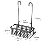 KlarSpace Abnehmbares Duschregal – Aluminium, Bohrfrei & Rostbeständig