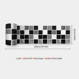 DecoMosaic 3D Mosaik Wandaufkleber – Selbstklebender, wasserdichter Backsplash