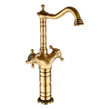 Aurelia OrnateFlow Waschtischarmatur – Antik-Messing Wasserhahn