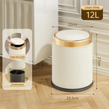 Eleganter Abfalleimer „CleanBox“ | Mickel & Herausnehmbarem Inneneimer | Für Küche, Bad & Büro