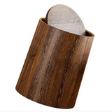 EcoWood Swing Mülleimer mit Schwenkdeckel