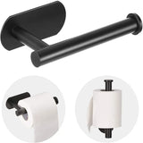 EdelFix Premium Toilettenpapierhalter – Selbstklebend, Verlängert & Rostfrei | Bohrfreie Montage
