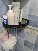 AquaMate Selbstklebender Dusch-Organizer – Bohrfrei, wasserfest & stark haftend