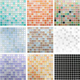 CrystalFlex 3D Mosaik Fliesenaufkleber – Glasoptik Selbstklebende Wandfliesen