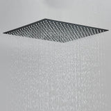 Design-Regenduschkopf NeroLux – Quadratisch | Mattschwarz