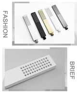 Brausestangen Set Edelstahl – Wand Duschsystem | Höhenverstellbar | Handbrause mit Schlauch
