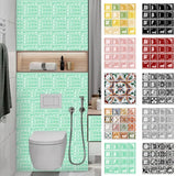 MosaikLux 3D Selbstklebende Mosaik-Wandfliesen – 10er Set