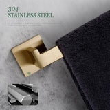 Luxor Badezimmer-Accessoire-Set | Edelstahl Gebürstet
