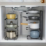 CookMaster Flex – Verstellbarer Topf- und Pfannen-Organizer aus Edelstahl