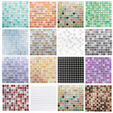 CrystalFlex 3D Mosaik Fliesenaufkleber – Glasoptik Selbstklebende Wandfliesen