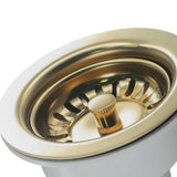 Aurumin Edelstahl Abflusssieb in Goldoptik