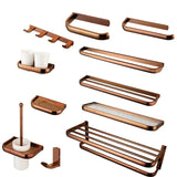AuroraRosé Premium Badzubehör Set – 5-teiliges Wandmontage Set