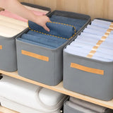 SchrankMeister Wäscheeinsatz – Kleidereinsatz für Schrank und Schublade | Perfekte Kleiderordnung | Platzsparende Aufbewahrung