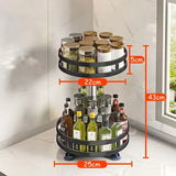 AromaSpin – 360° Drehbarer Gewürz- und Küchen-Organizer