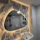 LumaArt LED-Badezimmerspiegel – Designer-Wandspiegel mit LED-Beleuchtung & Unregelmäßiger Form